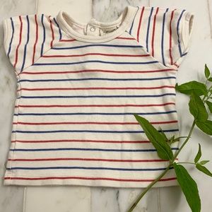 Soft Baby Red White + Blue Organic Cotton Tee 🇺🇸